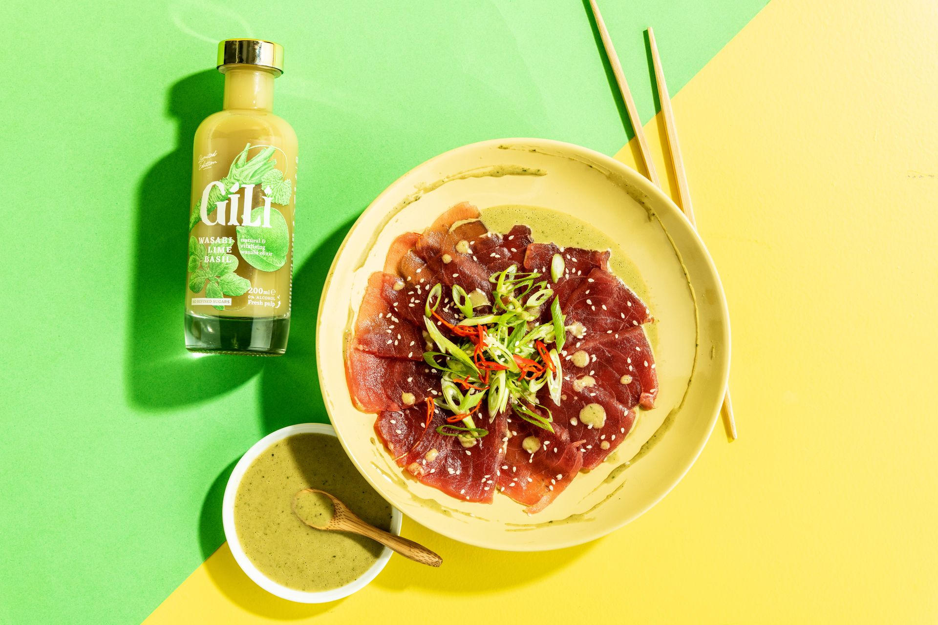 GILI tuna carpaccio GILI tuna carpaccio